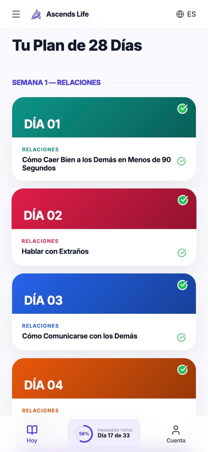 Vista previa del plan en español 1
