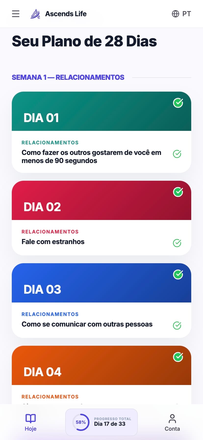 Prévia do plano em português 1